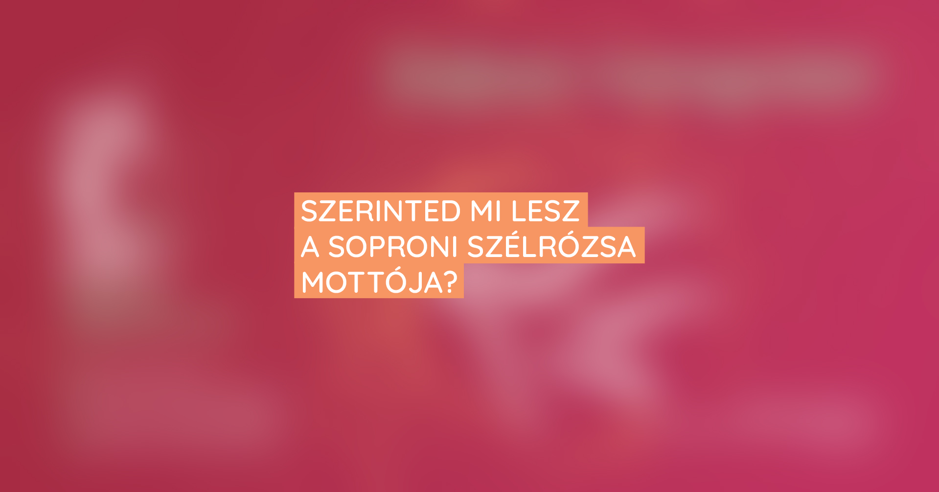 Leleplezzük az idei találkozó mottóját